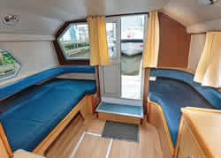 Interior image of boat